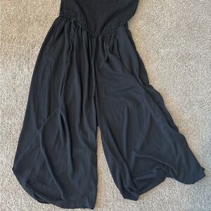 TORRID Black lightweight strapless Jumpsuit